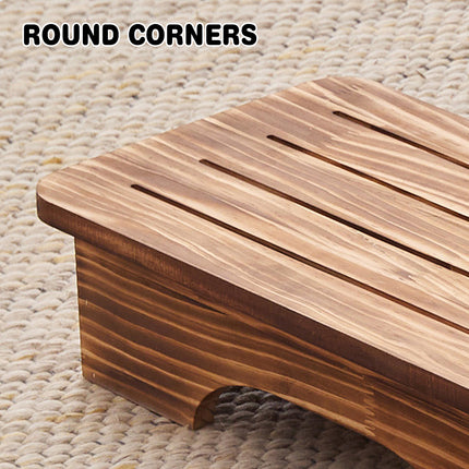 Solid Wood Small Stool Footrest Step Stool Shoe Changing Low Bench Indoor Use