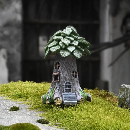 Resin Tree House Fish Tank Aquascape Gardening Micro Landscape DIY Decoration