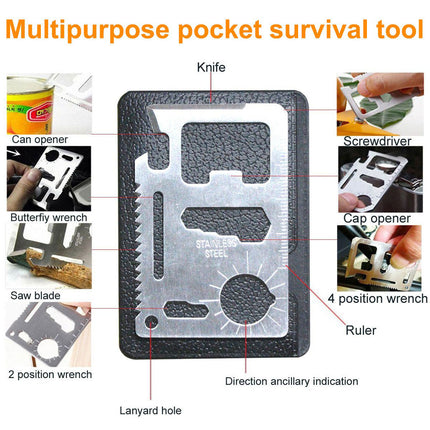 Outdoor Emergency Survival Equipment Set for Hiking Camping Disaster Prep Use