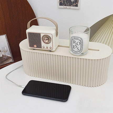 Large Cable Wire Cord Storage Box Case Management Socket Tidy Organizer