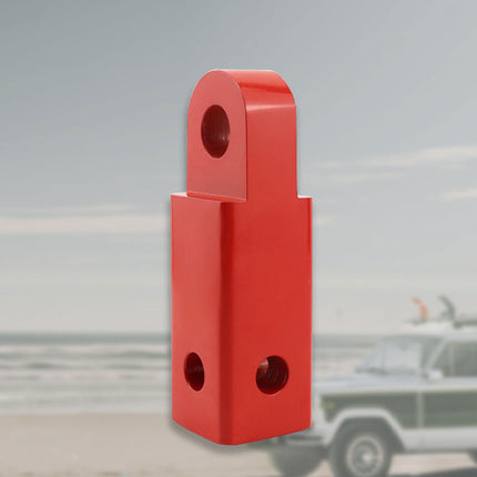 Red Trailer Arm Off Road Rescue Tow Hook Heavy Duty Steel for SUV Road Vehicle