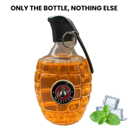 Creative Whiskey Bottle Clear 300ml Home Bar Decor Whiskey Lovers Gift Leak Proof