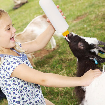 Animal Feeding Bottle Set 20PCS 400ml Plastic Goat Piglet Milk Feeder Tools