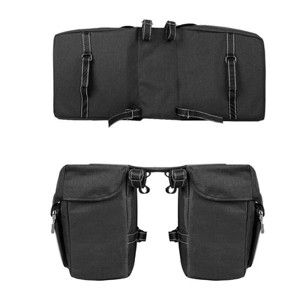 Mountain Bike Rear Rack Bag Large Capacity Bicycle Saddle Pack Waterproof Use