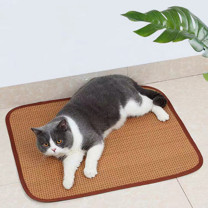 Pet Mat Kennel Cushion Dog Cat Bed Sleeping Pad Soft Washable for Crate Floor