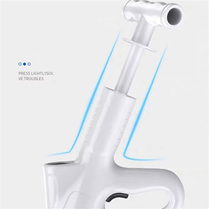 High Pressure Toilet Pipe Sewer Dredge Tool Pneumatic Suction Floor Drain Tool