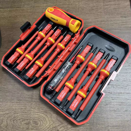 13PCS Insulated Screwdriver Set For Electrical Repair Home Workshop Tool Kit