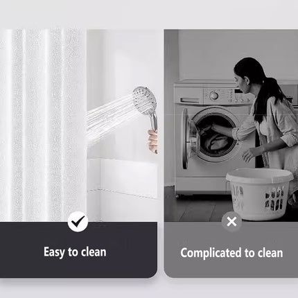 PEVA Shower Curtain Waterproof Quick Drying Bathroom Partition Curtain Shower