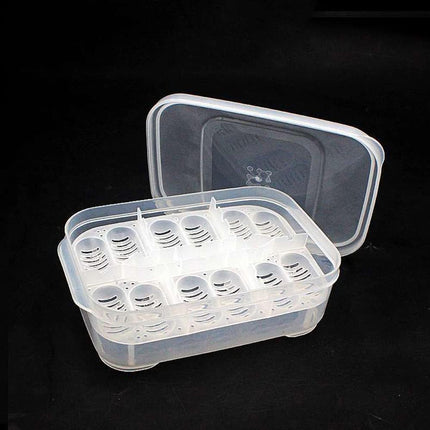 Lizard Hatching Box 12 Holes Reptile Egg Incubator Clear Container for Breeding