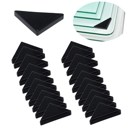 100PCS Glass Corner Protectors Easy to Use Durable for Windows Furniture Edges
