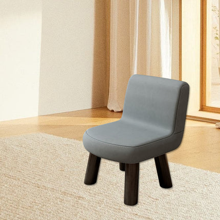 Home Use Low Stool Shoe Changing Stool with Backrest Comfortable Seat Durable