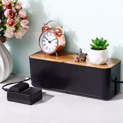 Large Cable Wire Storage Box Case Cord Management Socket Tidy Organizer