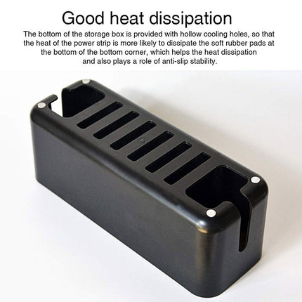 Cable Organizer Box Power Cord Socket Storage Box Fireproof Dustproof Durable
