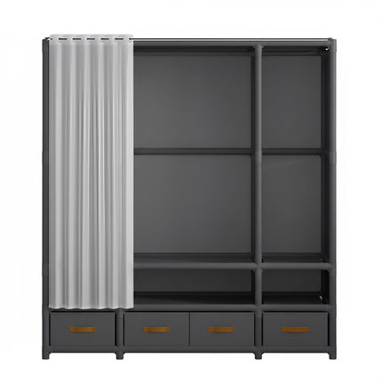 Multi-Function Clothes Storage Rack for Home Bedroom Space Saving Durable