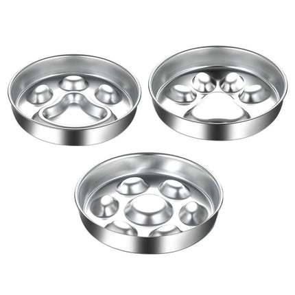 Cat Dog Pet Slow Food Bowl Feeding Dish for Cats Dogs Puppy Food Bowl