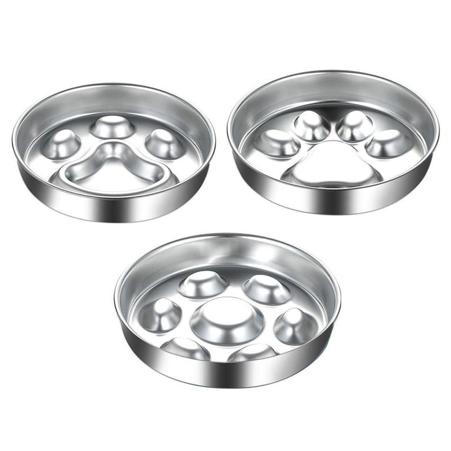 Cat Dog Pet Slow Food Bowl Feeding Dish for Cats Dogs Puppy Food Bowl