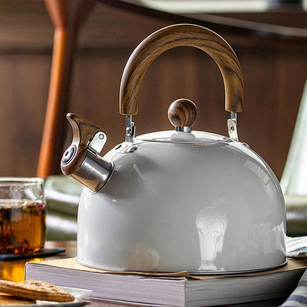 3L Stainless Steel Whistling Kettle Tea Pot For Gas Electric Stove Kitchen Hot