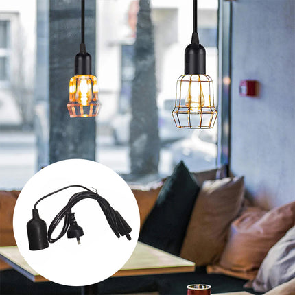 E27 Cable Cord With Switch AU Plug Pendant Lamp Base Light Bulb Holder Socket