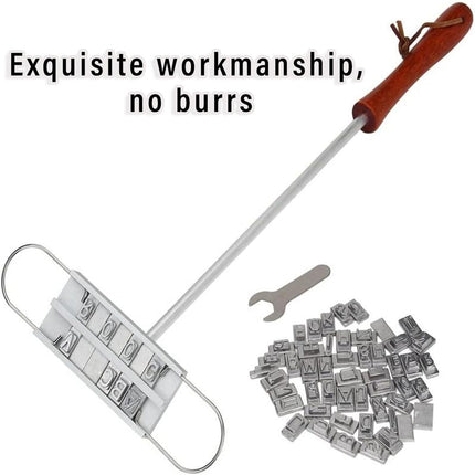 Alphabet Fire Branding Barbecue Grill Tool Custom Branding Iron for BBQ Meat