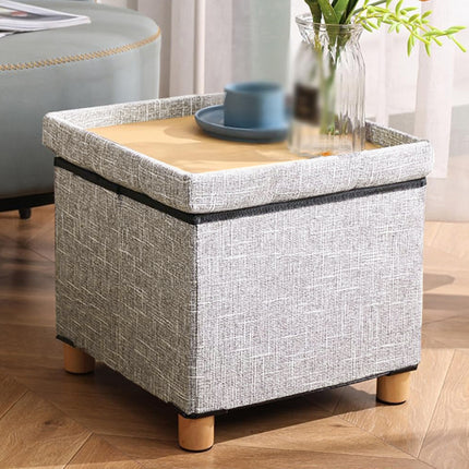 Multifunction Storage Stool Shoe Changing Bench Box Ottoman Seat Sofa Organizer