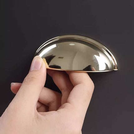 Shell Cabinet Door Handle Single Hole Light Luxury Drawer Closet Pull Furniture