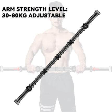 Adjustable Multifunctional Arm Trainer for Home Gym Training 30-80kg Resistance