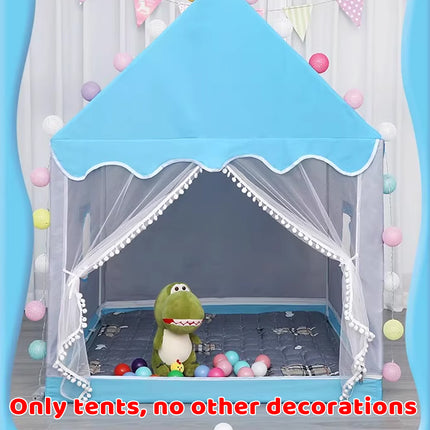 Indoor Kids Game Castle Tent Durable for Toddler Indoor Game Room Bedroom Play