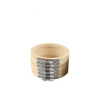10PCS Bamboo Embroidery Hoops Ring Sewing Frame Cross Stitch Craft Wedding Xmas - Aimall