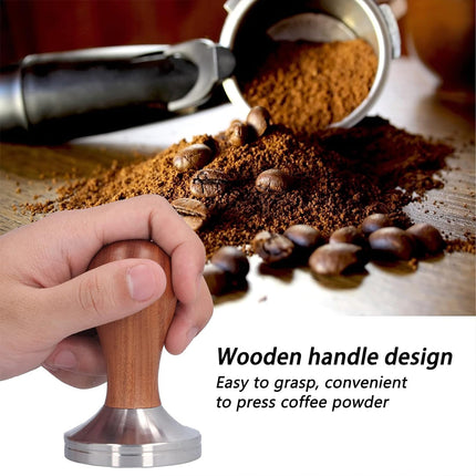 Coffee Tamper Calibrated Espresso Powder Hammer Pressing Leveler 51mm/53mm/58mm