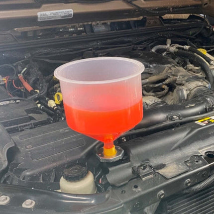 15pcs Spill Proof Radiator Coolant Refilling Funnel Kit Car Universal Adaptor