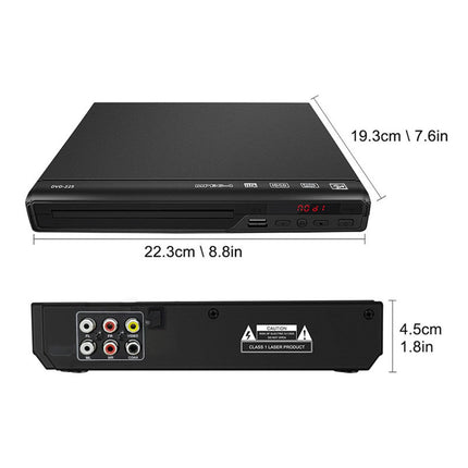 Portable HD Mini DVD and CD Player EVD VCD Player for Home Use