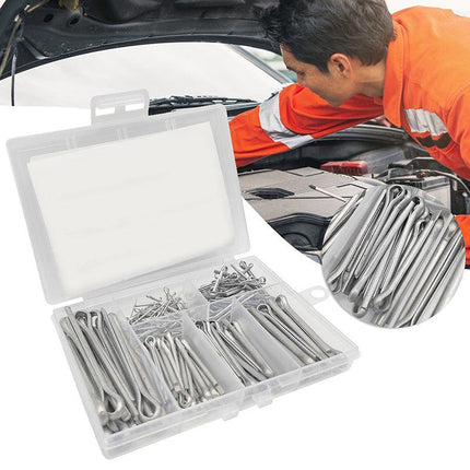 230PCS Galvanized Iron Cotter Pin Assortment Set Split Pin Value
