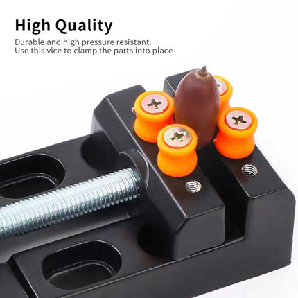 Mini Flat Clamp Table Jaw Bench Drill Press Vice Opening Parallel Vise DIY Tools