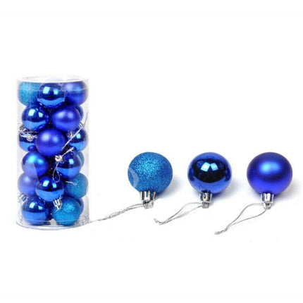 24PCS/Pack Christmas Tree Xmas Balls Decorations Baubles Party Wedding Ornament - Aimall