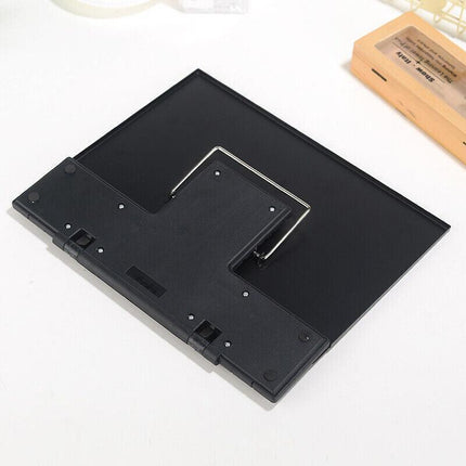 Portable Steel Book Stand Reading Desk Holder Tilt Adjustment Holder Bookstand - Aimall