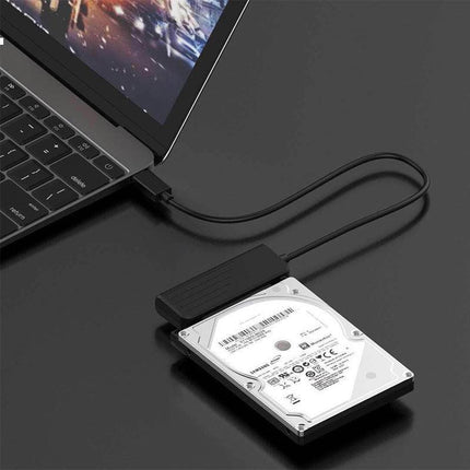 45cm USB 3.0 to SATA 22Pin 2.5Inch Hard Disk Driver SSD Adapter Data Power Cable - Aimall