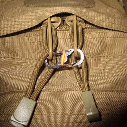 Aluminum S-biner Carabiner Keychain Clip Key Ring Snap Spring Hook Camping