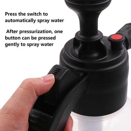 2L Car Wash Foam Sprayer Hand Held Pump Wash Spray Bottle Snow Foam Detailing