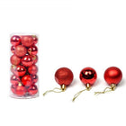 24PCS/Pack Christmas Tree Xmas Balls Decorations Baubles Party Wedding Ornament - Aimall