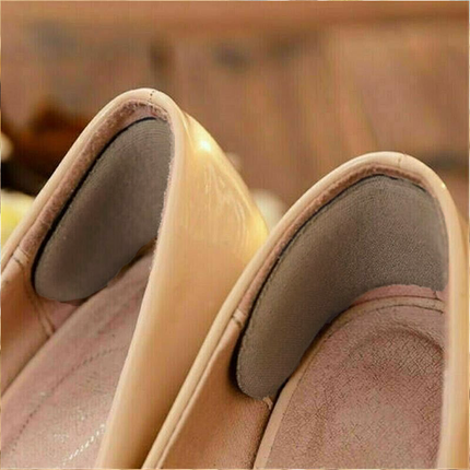5 Pairs Sticky Fabric Shoe Pads Cushion Liner Grips Back Heel Inserts Insoles