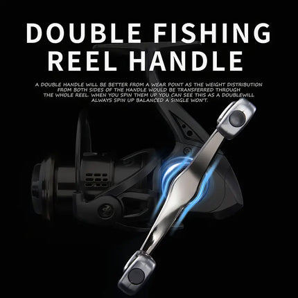 Double Handle Fishing Reel High-Speed Spinning Reel for Freshwater Saltwater