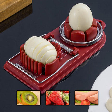 5PCS Multi-Functional Egg Slicer Two-in-One Cutter Household Kitchen Tool