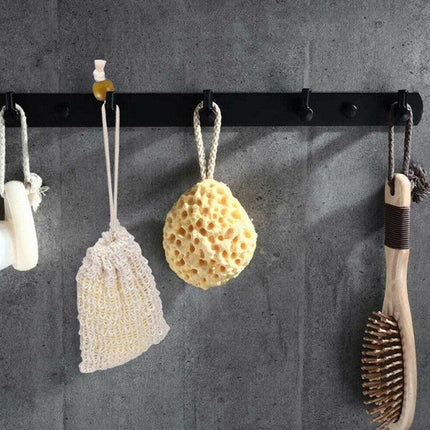 1/2/4/8X Flax Soap Exfoliating Bags with Foaming Net & Drawstring