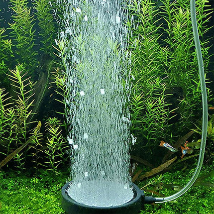 Air Bubble Disk Stone Aquarium Aerator Fish Tank Pump Hydroponics Oxygen