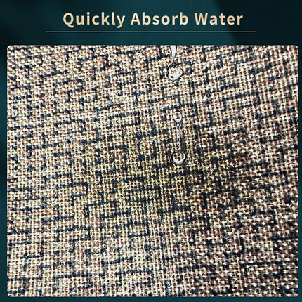 2PCS Absorbent Kitchen Floor Mat Non Slip Foldable Linen Rug with Rubber Backing