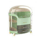 Large Capacity Cosmetic Storage Box Dustproof Organizer for Desktop Vanity Shelf