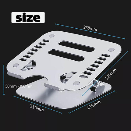 Adjustable Folding Aluminum Stand Ergonomic Design Portable Laptop Stand Holder