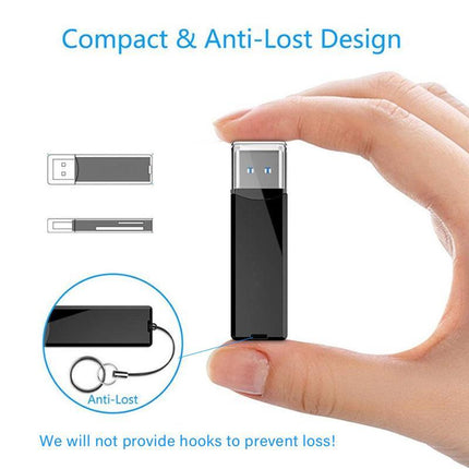 2 In 1 USB 3.0 Card Memory Reader High Speed SD SDHC SDXC Micro Writer Adapter - Aimall