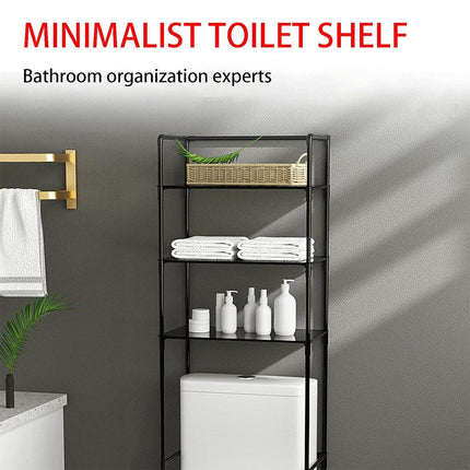 Bathroom Rack Over Toilet Washing Machine Shelf Storage Organizer Stand Unit
