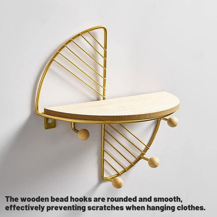 Wall Mounted Storage Rack Metal Shelf Easy Installation Durable Space Saving